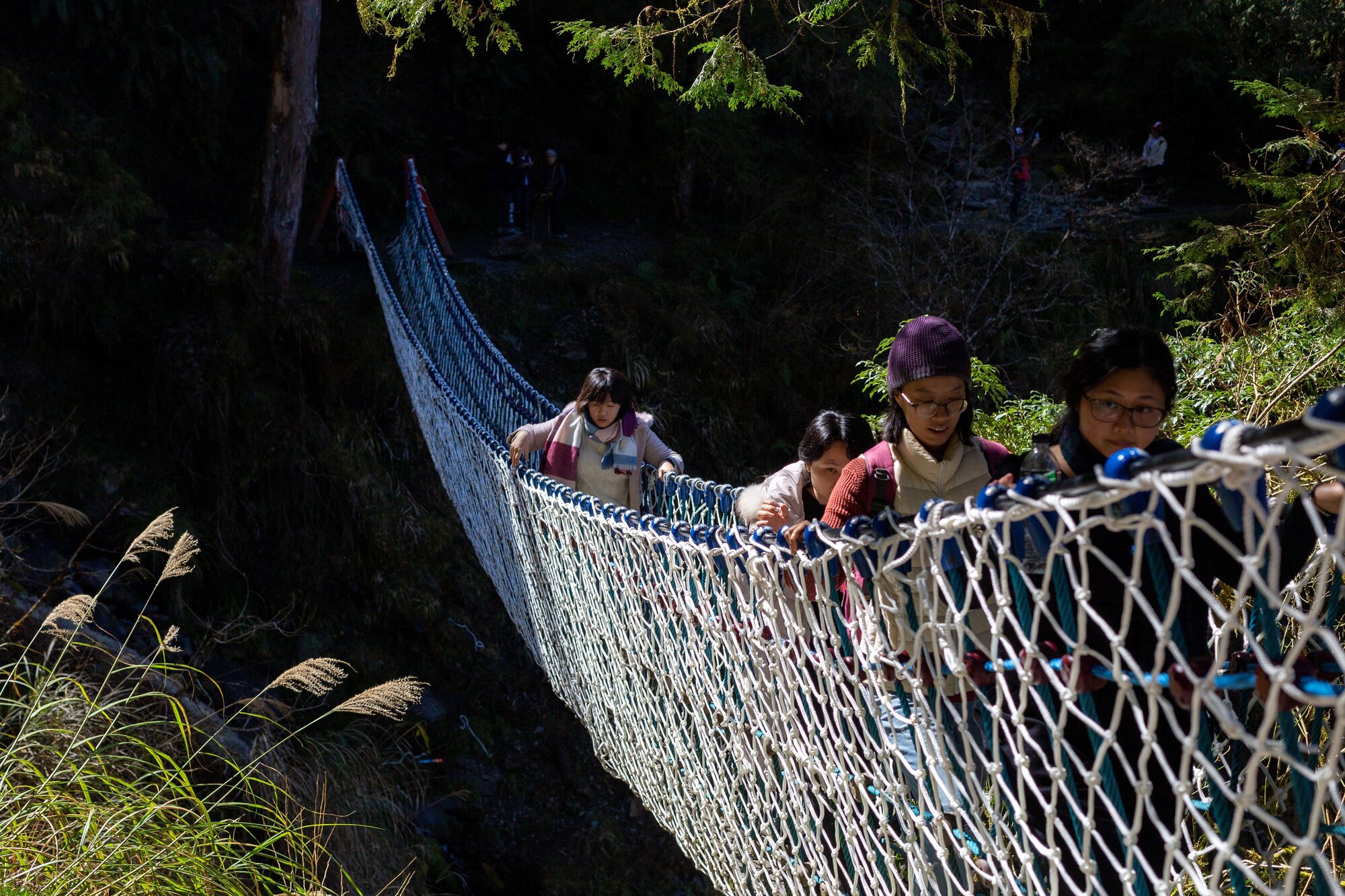 A bridge straight out of Indiana Jones part II. Hold on tight!